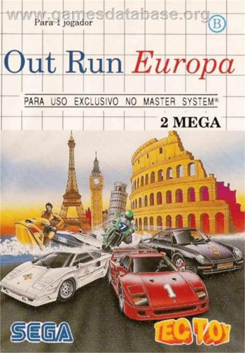 Cover OutRun Europa for Master System II